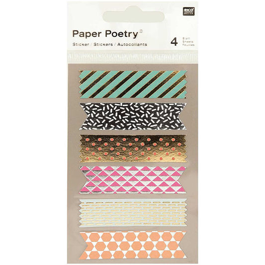 Tarrasetti Paper Poetry - Metallic Tapes