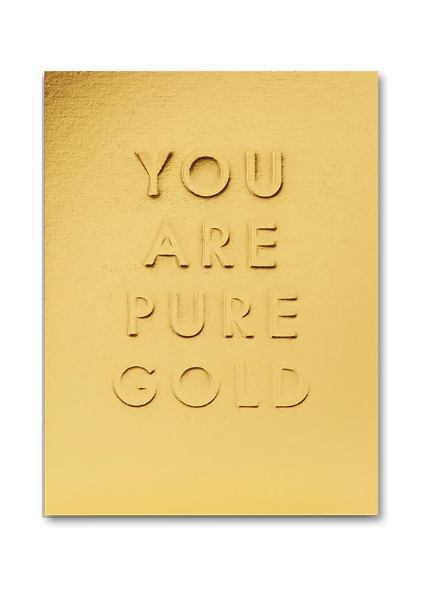 Pikkukortti Lagom - You are pure gold
