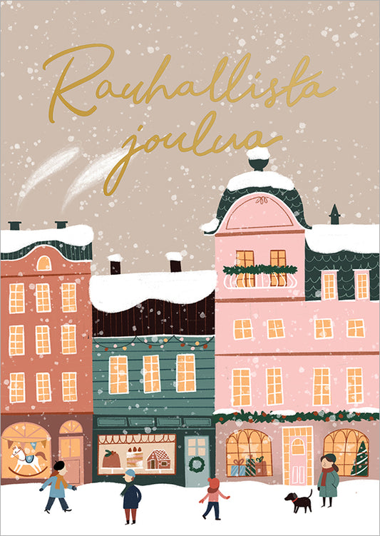 Joulukortti Kaisu Sandberg - Joulukatu
