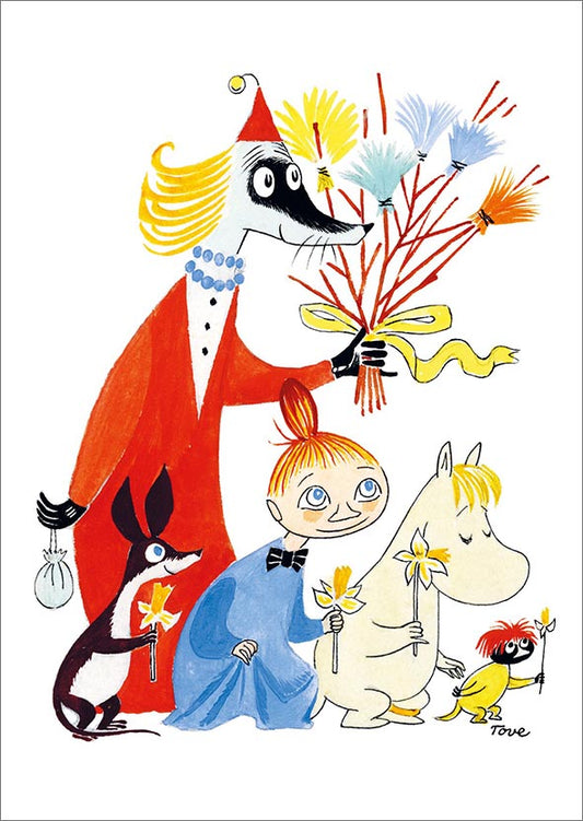Postcard Moomin - Fillyjonk
