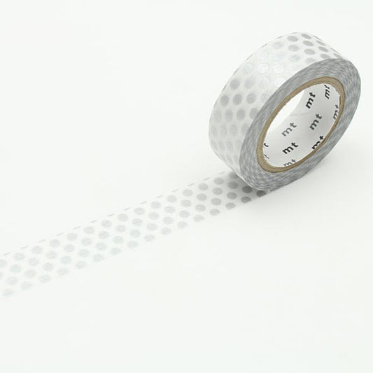 MT masking tape - dot silver