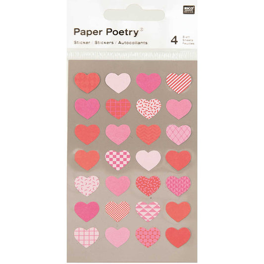 Tarrasetti Paper Poetry - Multicolor hearts