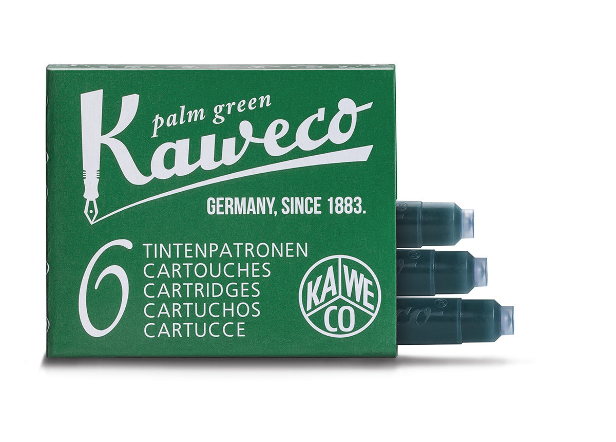 Kaweco mustepatruunat - Palm Green