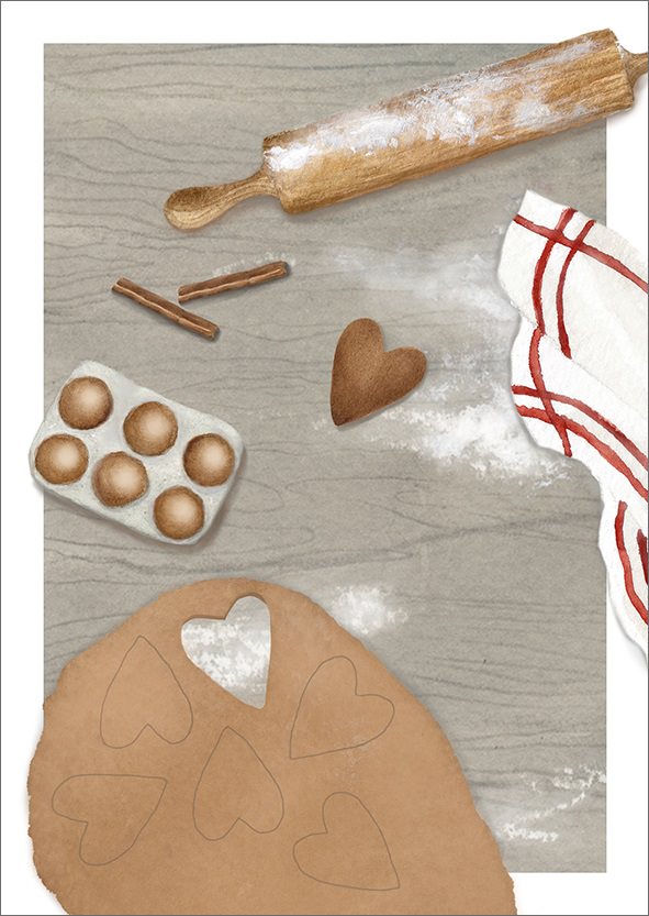 Christmas card Henna Adel - Baking