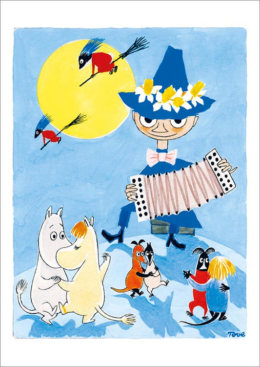Postcard Moomin - Snufkin