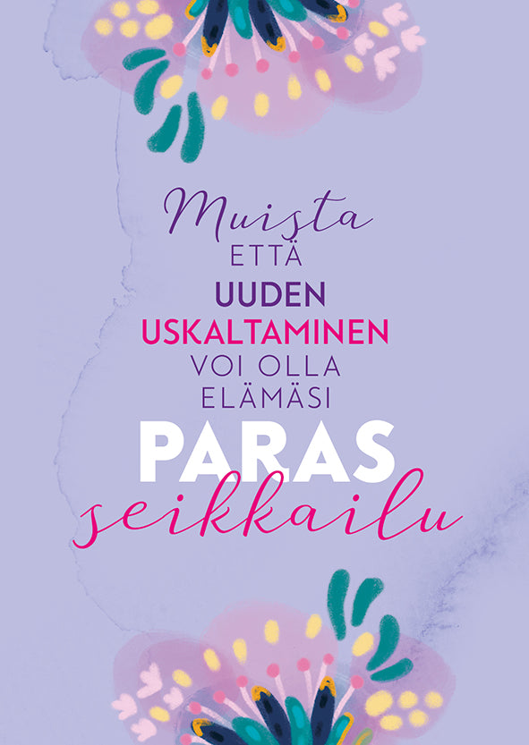 Postcard Hidasta Elämää - The best adventure of your life